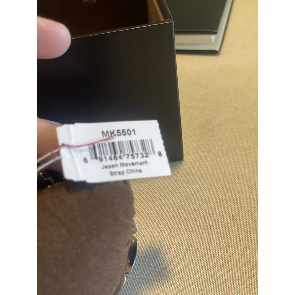 Michael Kors Bel Aire MK5401 Watch for Women Tortoise Shell Band Charcoal Face